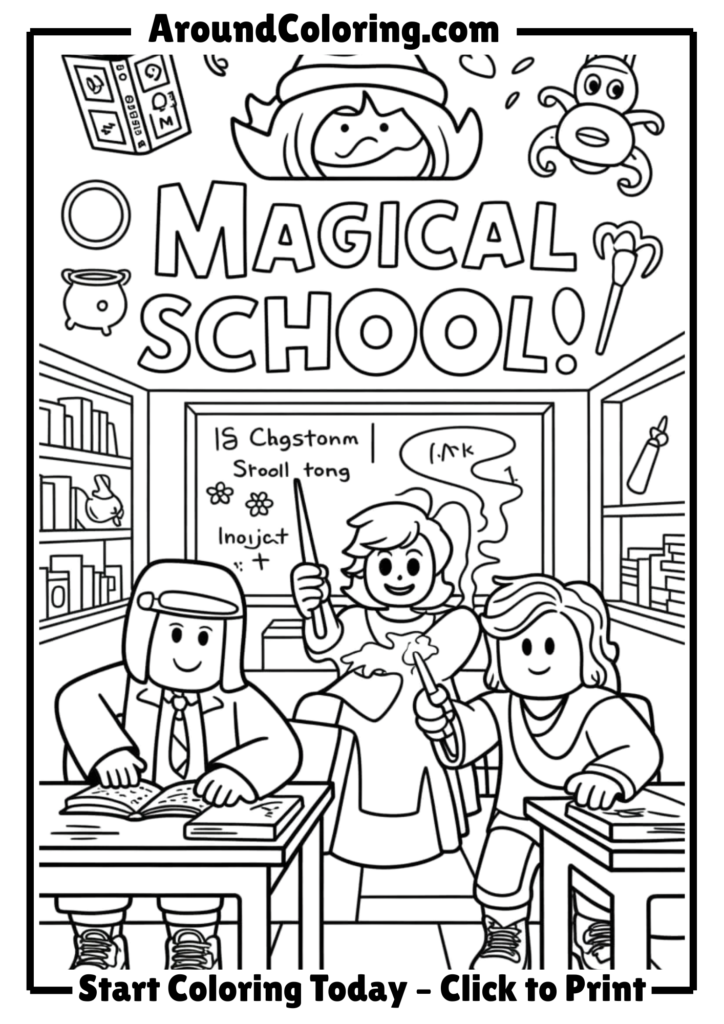 Roblox Magical School Setting