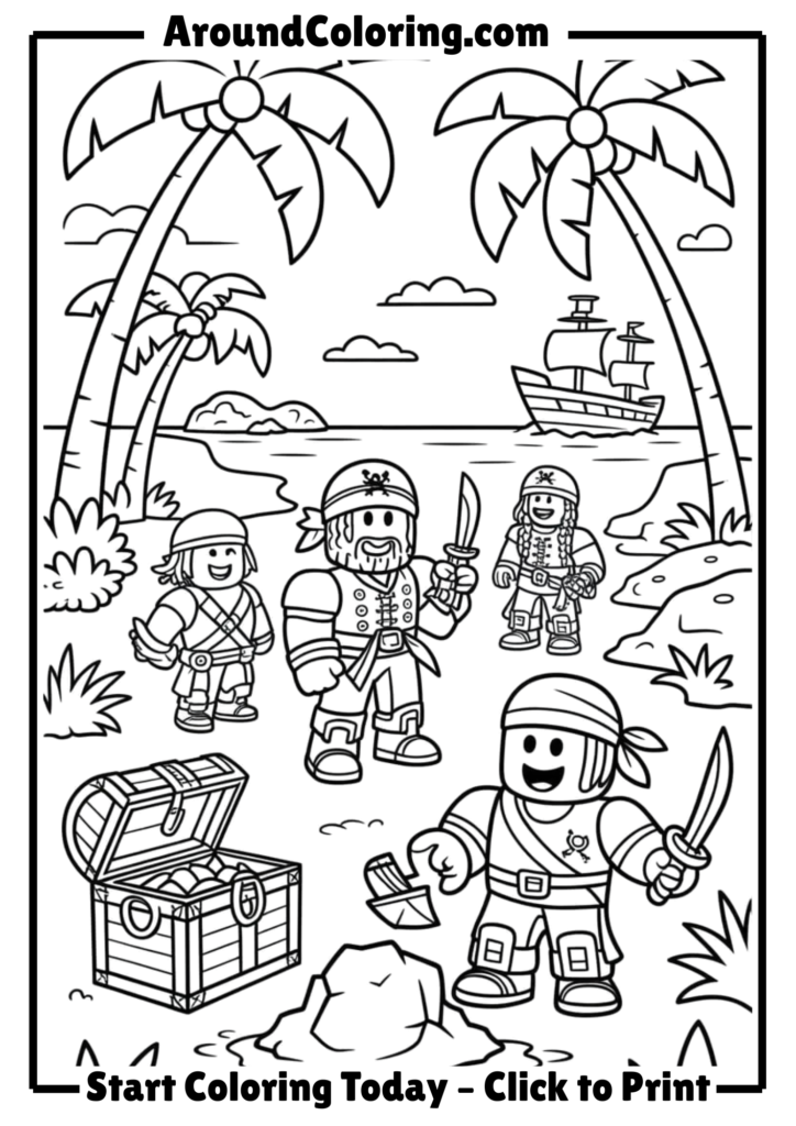 Roblox Pirates Treasure Hunt