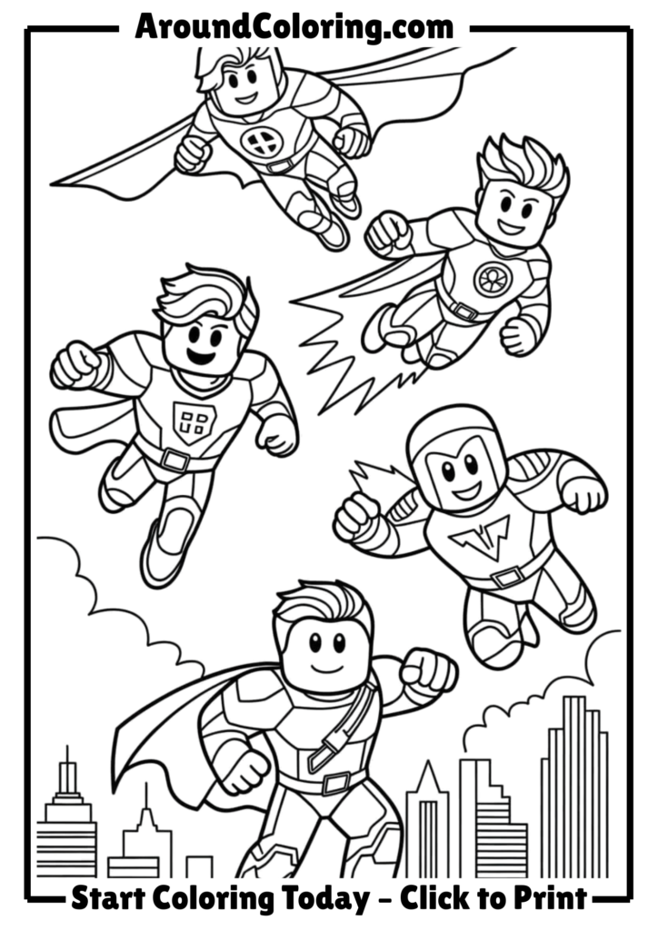 Roblox Superhero Team