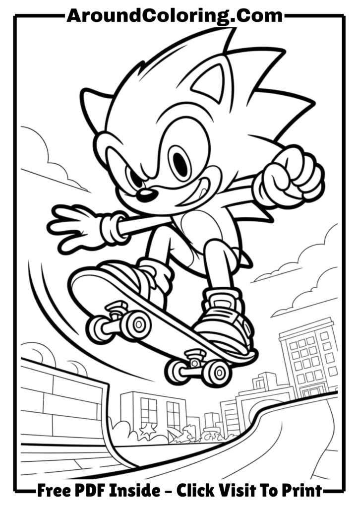 Sonic Skateboarding