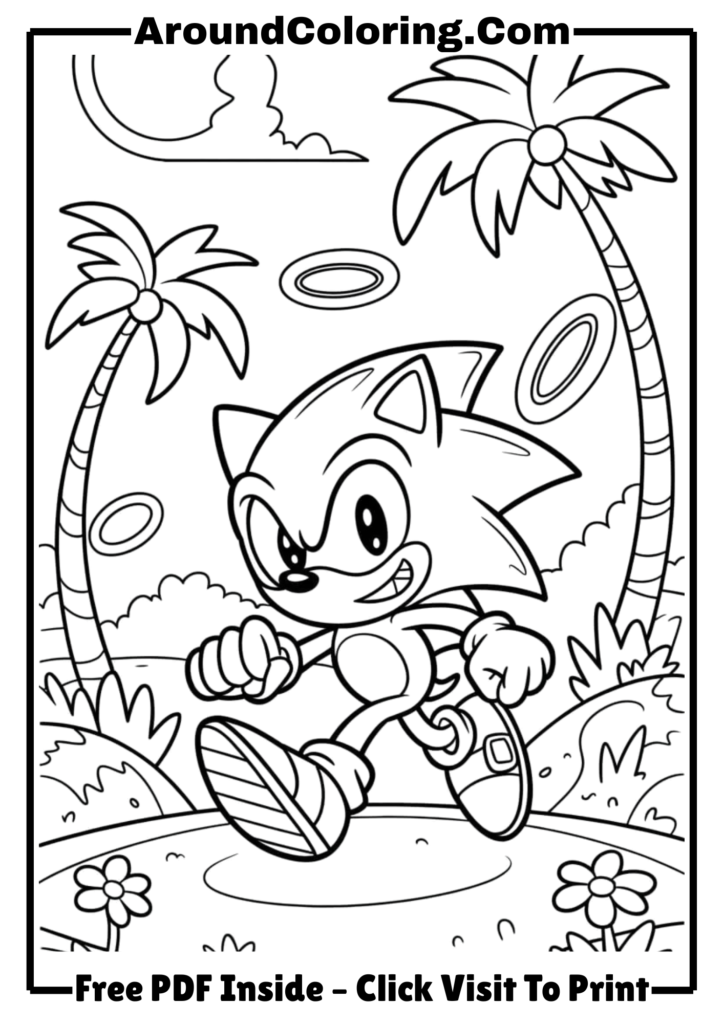 Sonic in Green Hill Zone