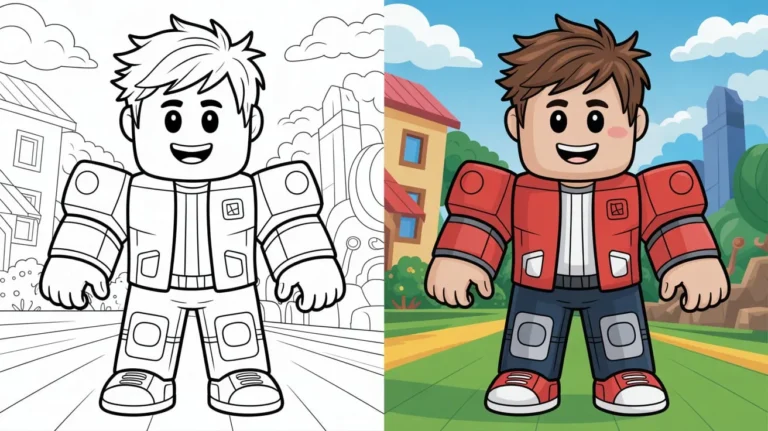 Roblox Coloring pages